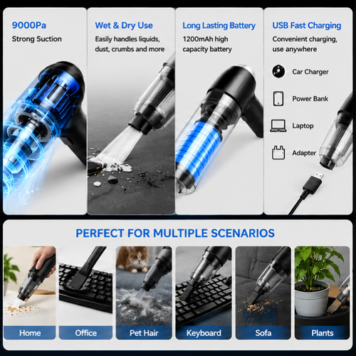 Portable Car Vacuum Cleaner